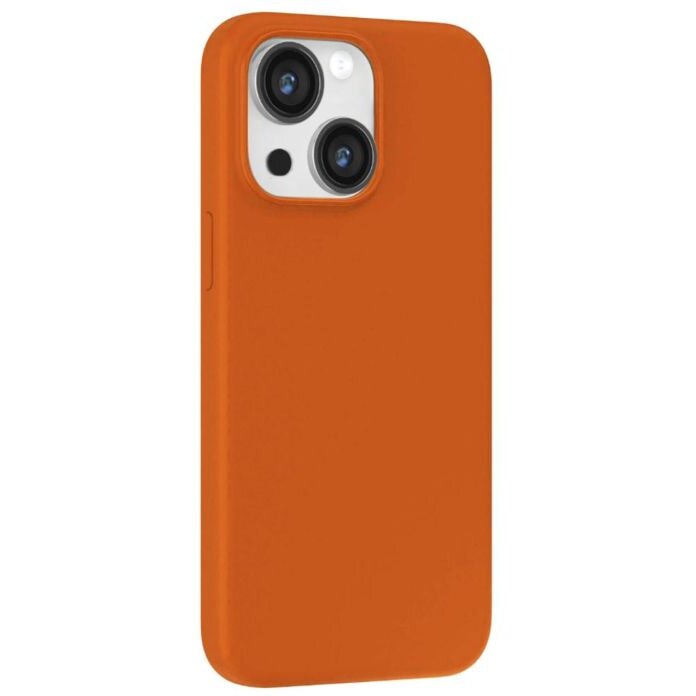 Husa Devia Silicon Nature Series pentru iPhone 15 Plus Portocaliu