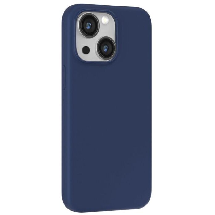 Husa Devia Silicon Nature Series pentru iPhone 15 Plus Albastru