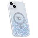 Shiny Series Original Design Magnetic pentru iPhone 15 Plus Transparent Albastru