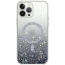 Shiny Series Original Design Magnetic pentru iPhone 15 Pro Max  Transparent / Negru