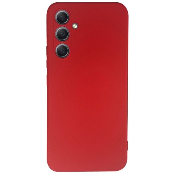 Husa Lemontti Silicon Soft Slim pentru Samsung Galaxy A34 5G Roșu