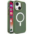 Color Matte MagSafe pentru iPhone 15 Verde