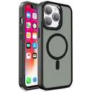 Color Matte MagSafe pentru iPhone 15 Pro Negru