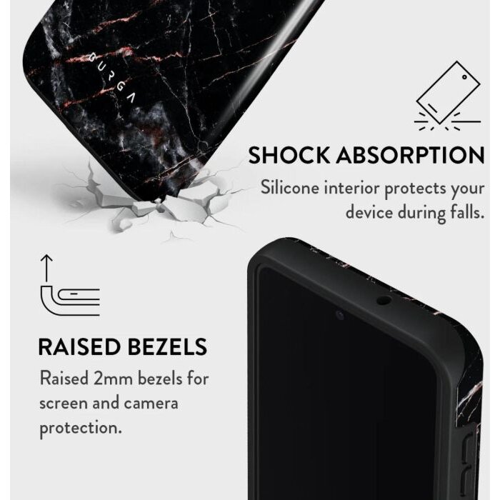 Husa Burga Dual Layer Rose Gold Marble pentru Samsung Galaxy S23 — imaginea 5