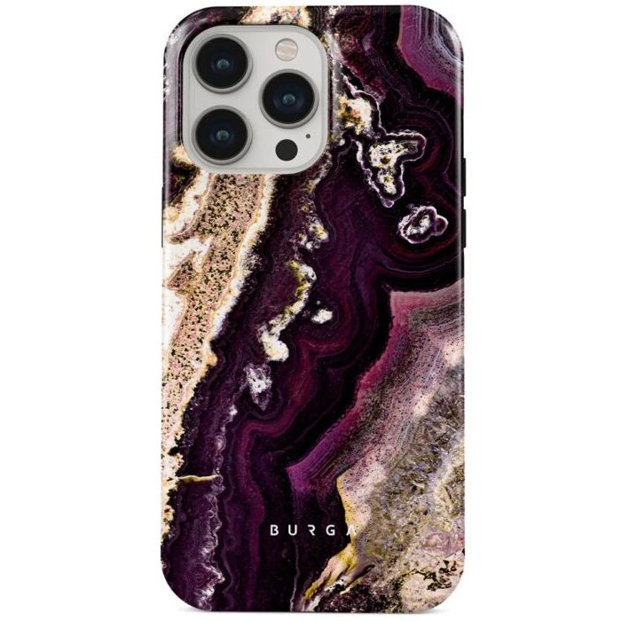 Husa Burga Dual Layer Purple Skies pentru iPhone 15 Pro