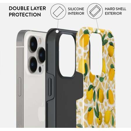 Husa Burga Dual Layer Lemon Juice pentru iPhone 15 Pro Max