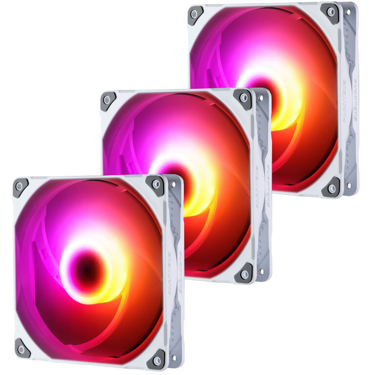 Ventilator PHANTEKS M25 PWM D-RGB Lufter, 3er Pack - 140mm, weiss