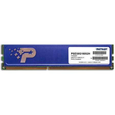 Memorie PATRIOT MEMORY DDR3 8GB PC3-12800 1600MHz DIMM