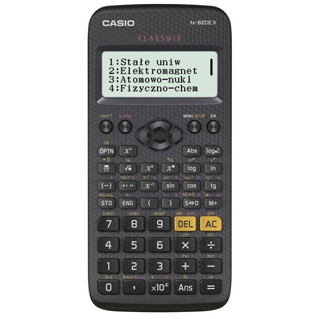 Calculator Birou Scientific Fx 82 Cex 12-Digit Display Negru