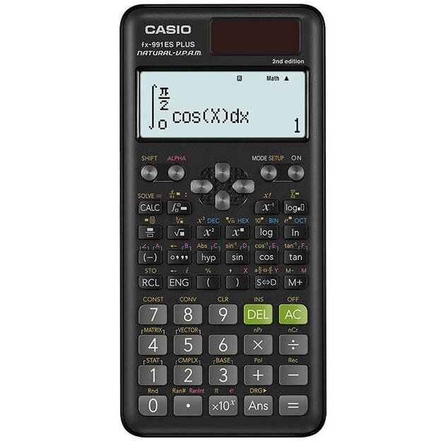 Calculator Birou Scientific Fx 991 Es Plus 2 12-Digit Display Negru