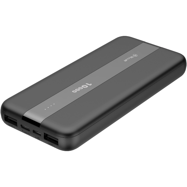 Baterie Externa 10000mAh 2xUSB Type-C MicroUSB Negru