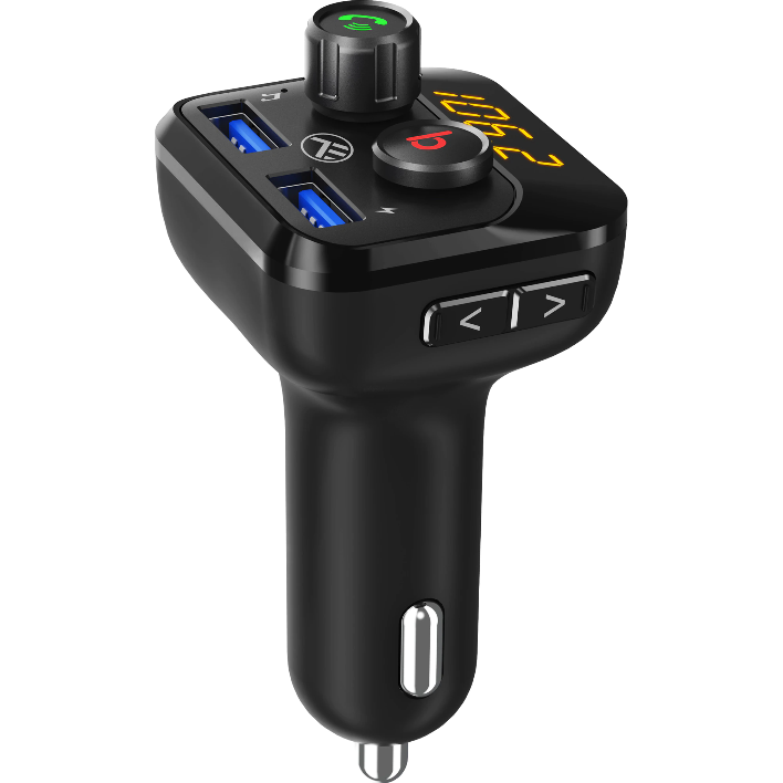 Modulator FM Tellur Bluetooth FMT-B8 USB MicroSD 2.4 A ExtraBass Negru