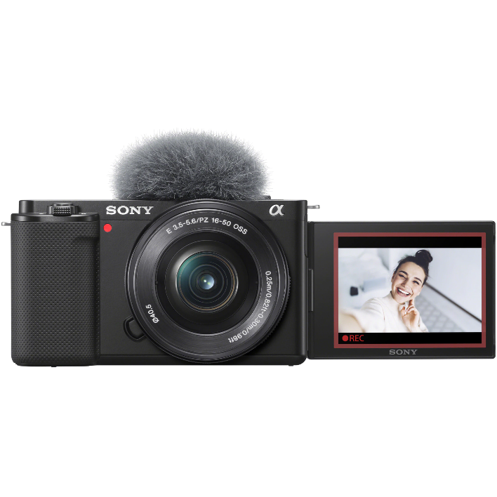Aparat Foto Mirrorless  Alpha ZV-E10 24.2MP 4K Obiectiv  16-50mm Negru