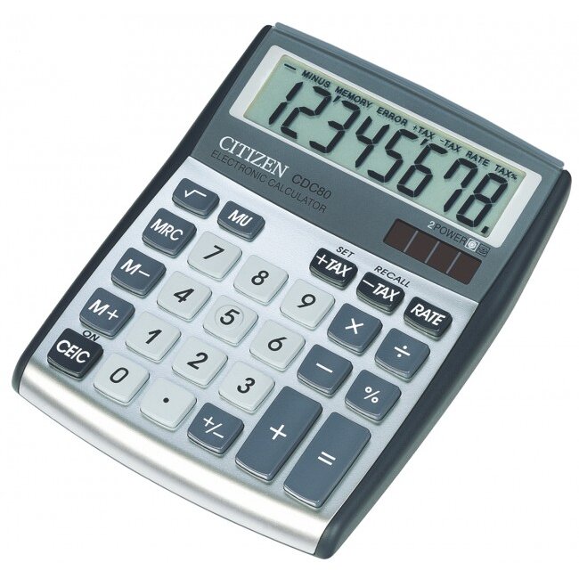 Calculator Birou CDC-80WB Gri