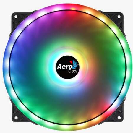 Ventilator Carcasa Aerocool PGS Duo 20 ARGB 6Pin 200mm Negru