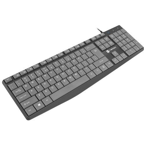 Tastatura Natec Nautilus Slim US Gri — imaginea 4