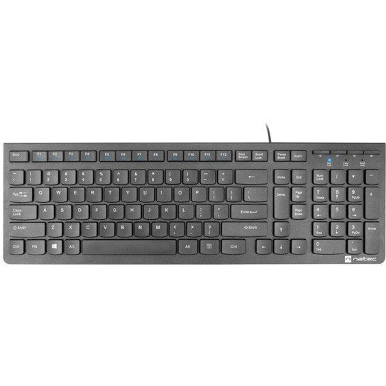 Tastatura Discus 2  USB  US Slim Gri