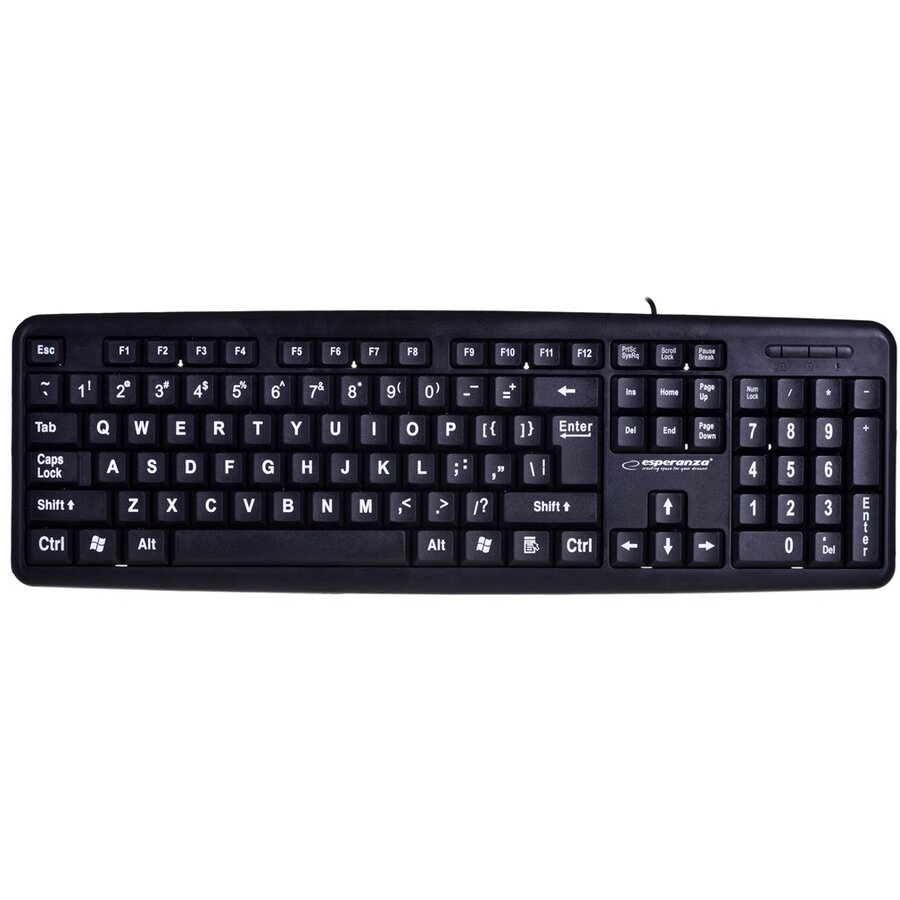 Tastatura EK129  USB  UK  Negru