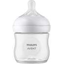 Biberon Philips-Avent Natural Response 125ml Debit 2 Tetina Fara Scurgeri +0luni Fara BPA Transparent