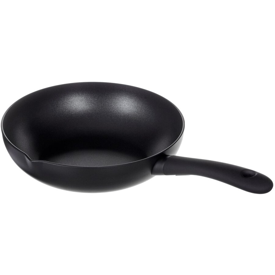 Tigaie Wok Aluminiu 28cm Negru