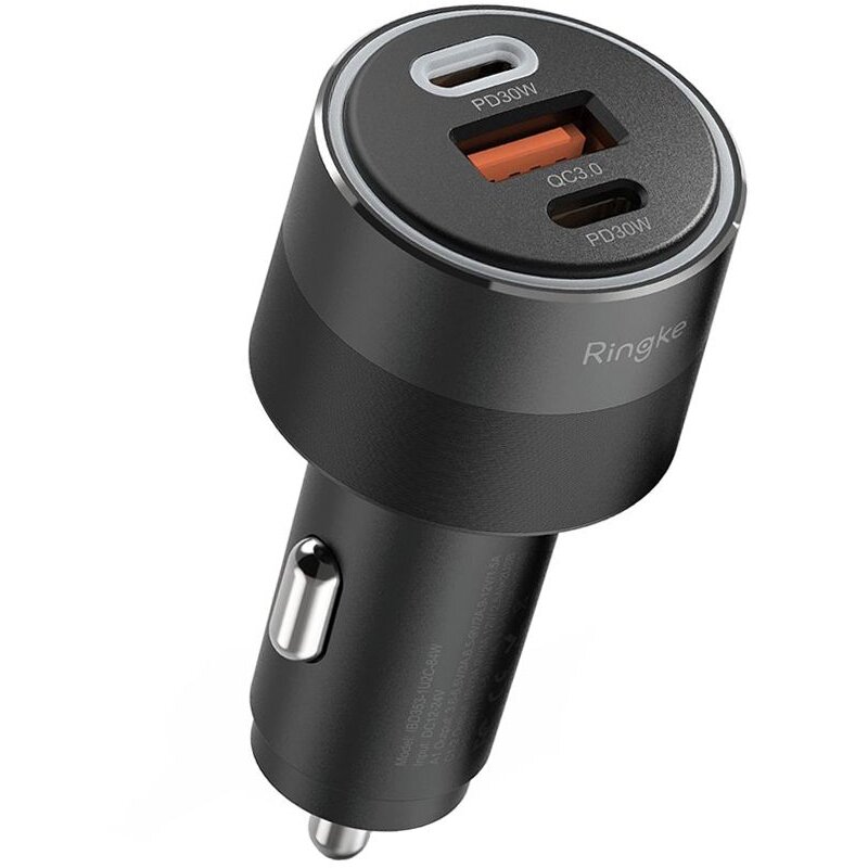 Incarcator , USB si 2x USB-C, Quick Charge 3.0, PD 30W, Negru