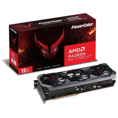 Placa Video PowerColor RedDevil AMD Radeon RX 7700 XT 12GB
