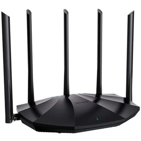 Router Wireless Tenda TX2 PRO   802.11a.x   AX 1500 Dual Band  Porturi 1 WAN  3 LAN Gigabit  Antene 5 Externe   Negru