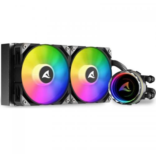 Cooler Procesor AIO S80 RGB 120mm 3200RPM Negru