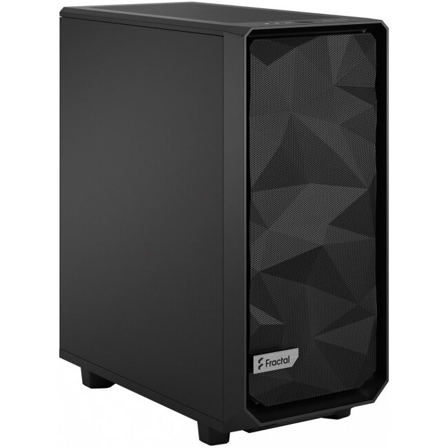Carcasa Fractal Design Meshify 2 Compact Black Solid, Middle Tower (Gri) - imagine 2