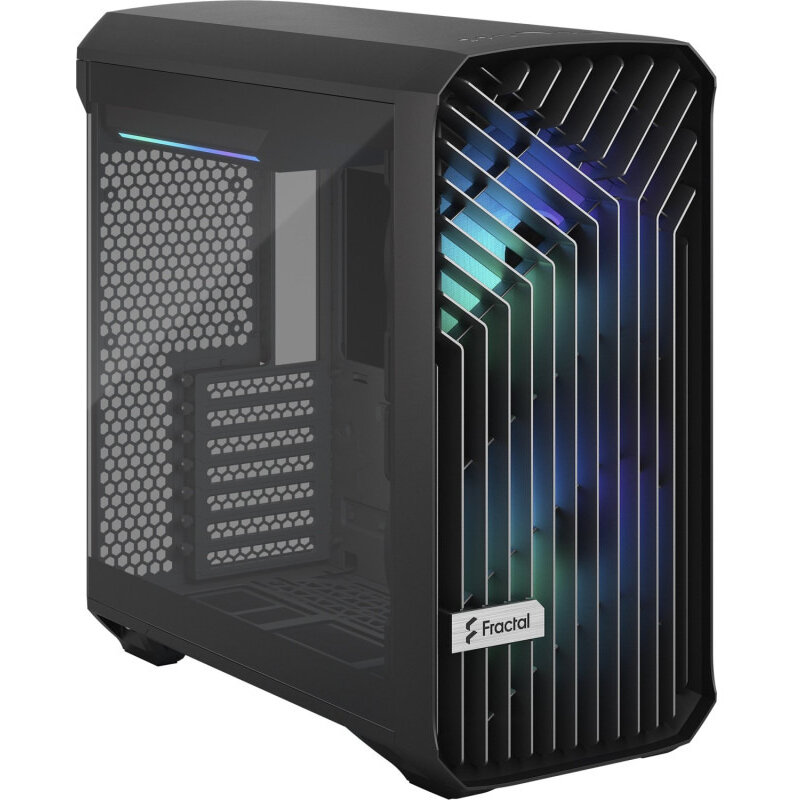 Carcasa Torrent Compact RGB E-ATX  Tempered Glass Middle Tower Negru