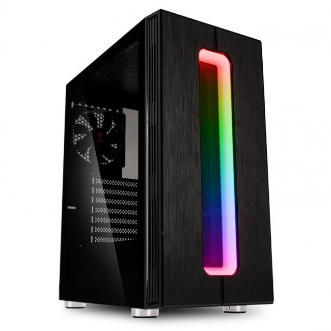 Carcasa Nimbus RGB  ATX  micro-ATX  mini-ITX Tempered Glass Negru