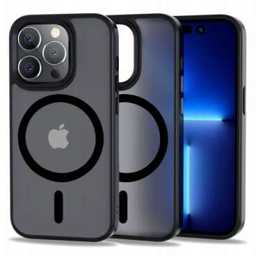 Husa TECH-PROTECT MagSafe Apple iPhone 14 Pro Max Magmat Negru