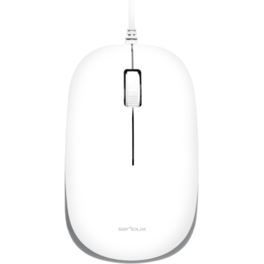 Mouse 9800WHT USB 1.6m Alb