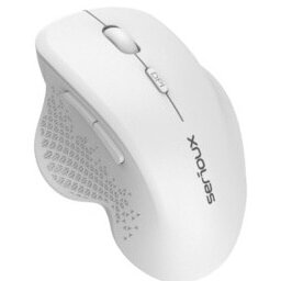 Mouse Serioux Glide 515 USB Wireless 1600DPI Alb — imaginea 5