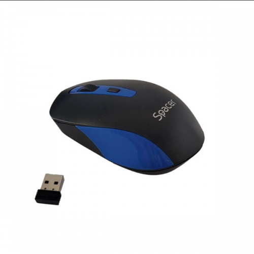 Mouse SPMO-WS01-BKBL  USB Wireless 1600DPI  Albastru