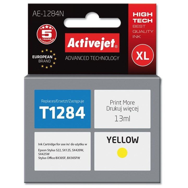 Consumabil AE-1284N Epson T1284 Supreme 13ml Yellow