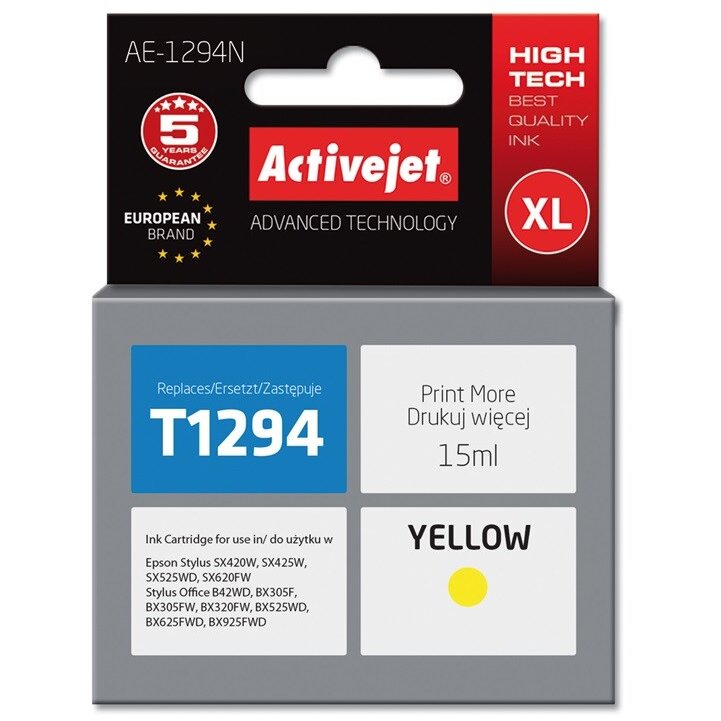 Consumabil AE-1294N  Epson T1294 Supreme 15ml Yellow