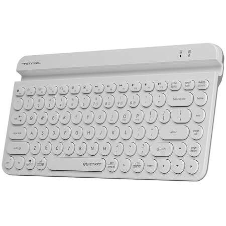 Tastatura A4-TECH Wireless FSTYLER FBK30 2.4GHz Silent Alb