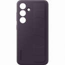 Standing Grip Case pentru Galaxy S24 S921 Dark Violet