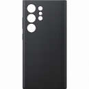 Vegan Leather Case pentru Galaxy S24 Ultra S928 Black