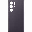 Husa Samsung Vegan Leather Case pentru Galaxy S24 Ultra S928 Dark Violet