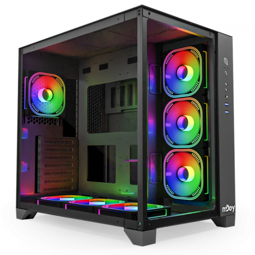 Carcasa PC AURA  MiddleTower ATX mATX Negru