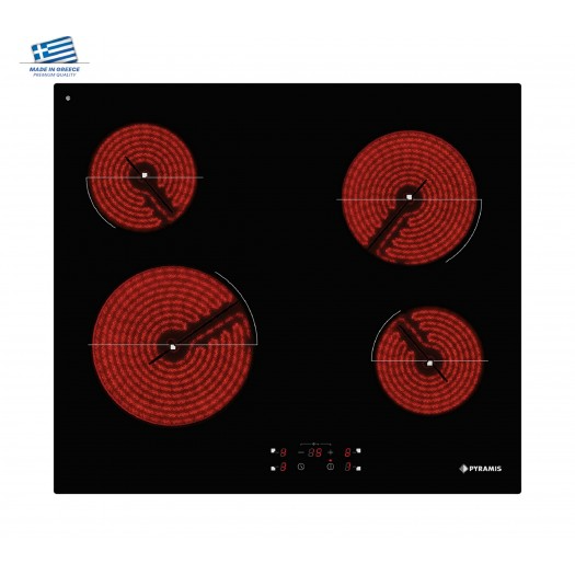 Plita Electrica PHC61430FMB Black Glass Tehnologie OSD Touch Control Timer Negru