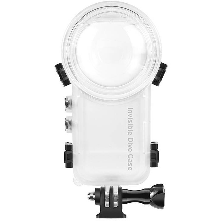 Accesoriu Camera Video Actiune PU890T compatibila cu camera Insta360 X3, Pana la adancime de 50 m, Transparent