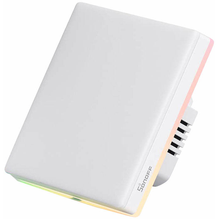 Întrerupător Sonoff TX T5 1C, 1 canal, Programabil in funcție de nevoie, Control vocal, Iluminat RGB, Alb