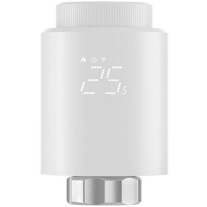 Termostat Sonoff TRVZB Zigbee 3.0, Aplicație dedicată, Control voce, Alb