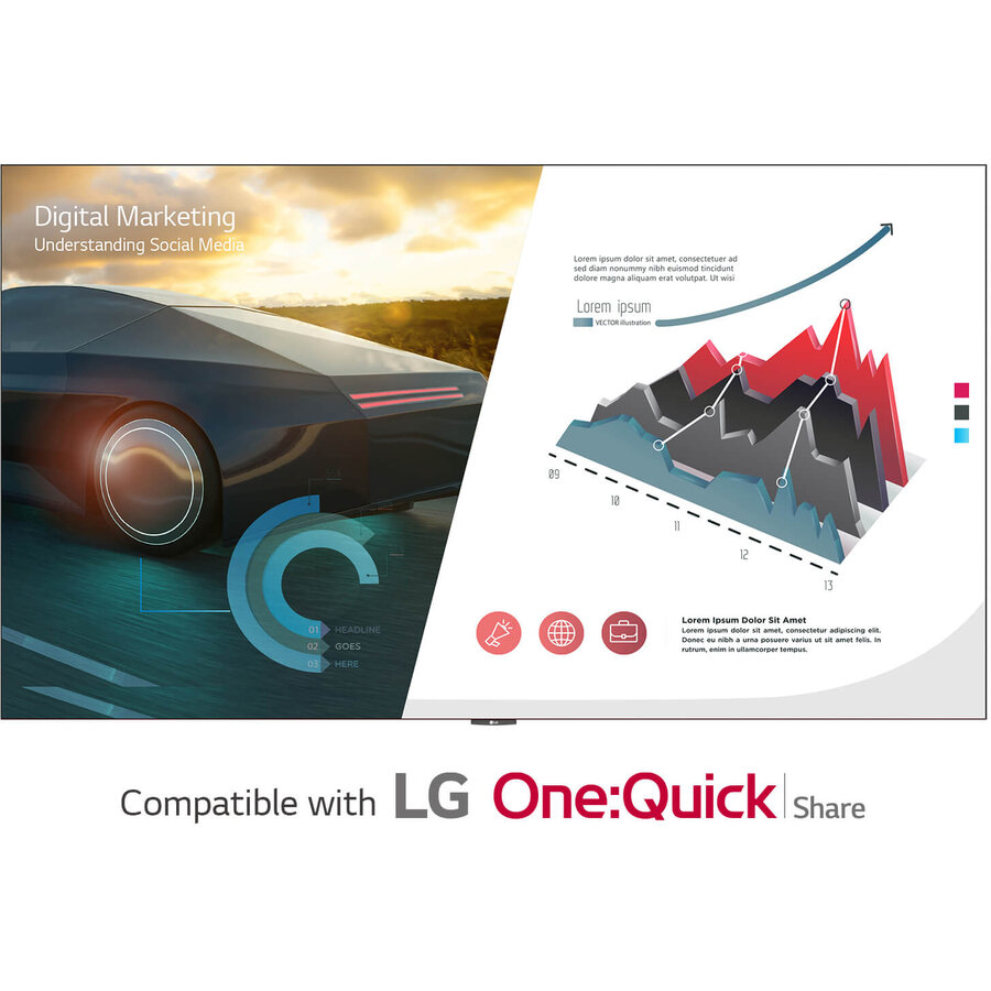 Display Seria All-in-One Smart LAEC015-GN2 136inch 1920x1080 Negru