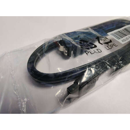 Cablu SATA cu Lock ASUS Bulk 14013-00024900 1x Unghi Drept 90grade + 1x Drept Negru