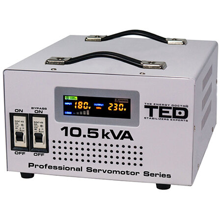 STABILIZATOR TENSIUNE SERVOMOTOR 10.5KVA TED