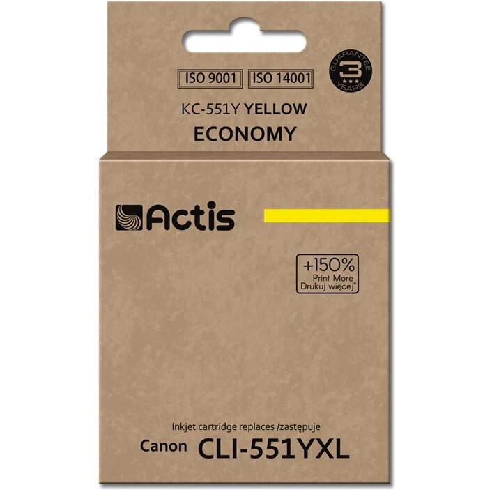 Consumabil KC-551Y  Canon CLI-551Y Standard 12ml Yellow